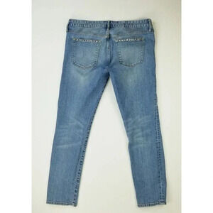 GAP Women's Skinny Jeans Light Blue with Studded Back Pockets
